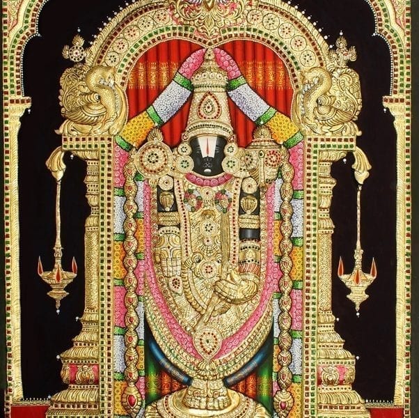 Thanjavur Painting A Traditional Form Of Art NewsViewsNetwork   Tanjore Paintingsfe 602x600 