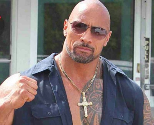 Dwayne Johnson Rock Beard Style